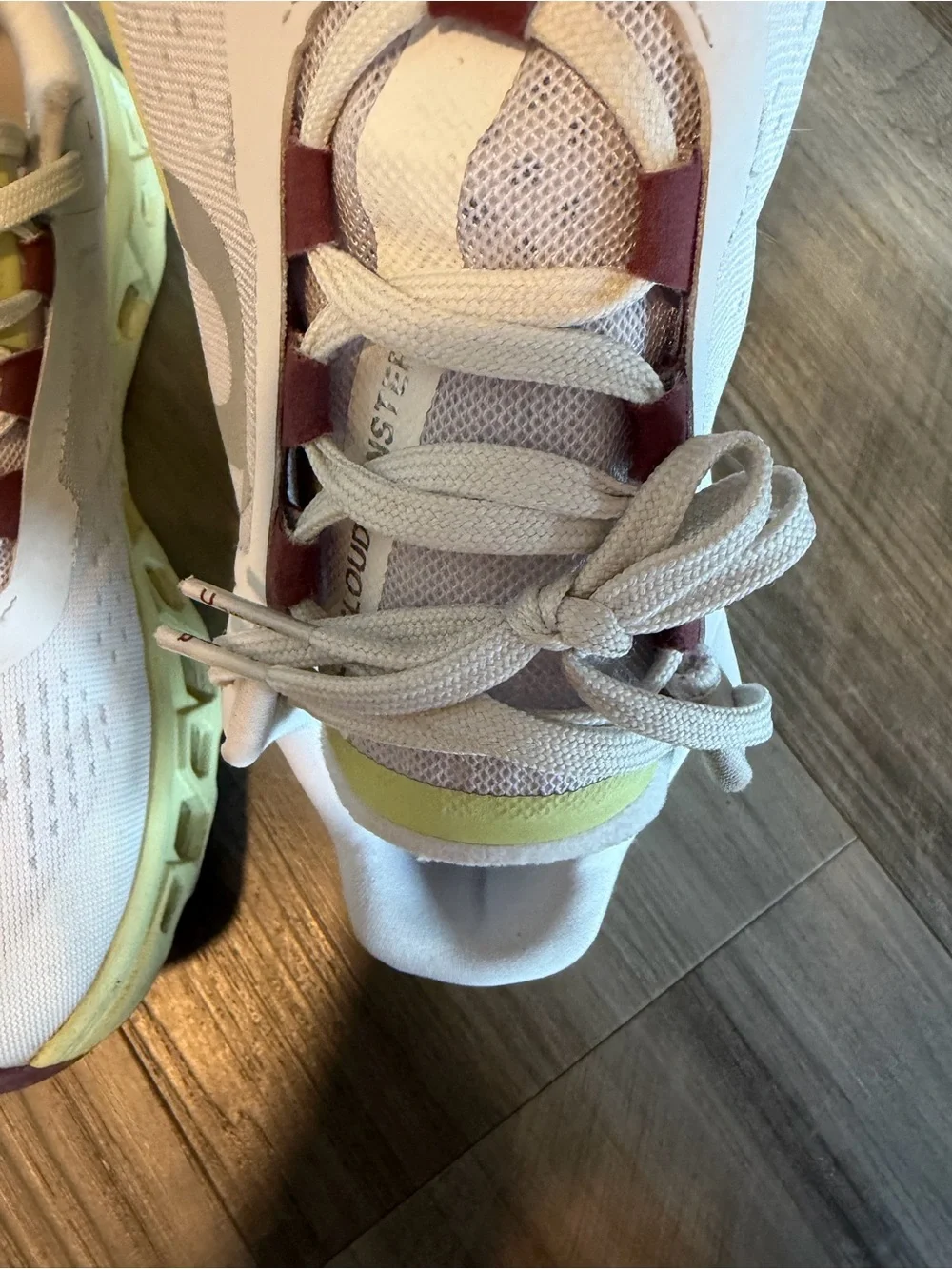 On Running Cloudmoster Women’s in Frost | Acacia